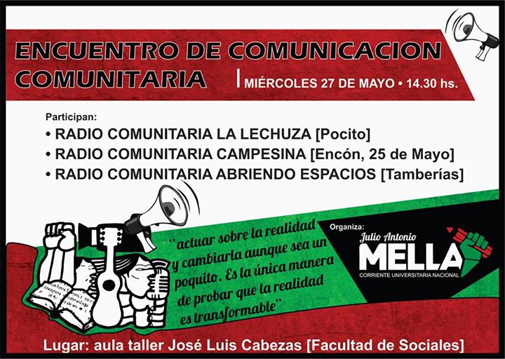 Encuentro Comunicación Comunitaria La Mella