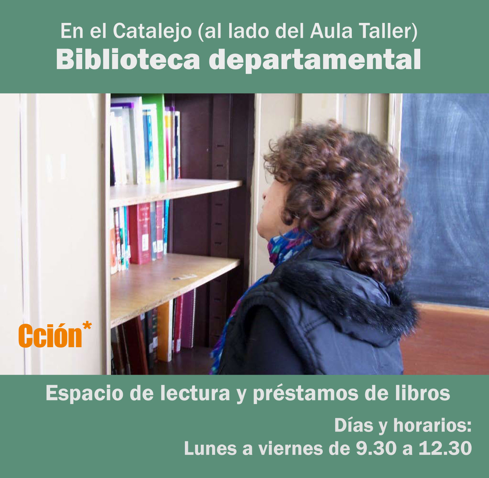afiche biblioteca nuevo